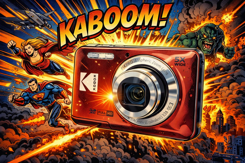 KODAK-FZ55-RDのカメラ