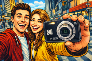 KODAK-PIXPRO-FZ55を使って街中で撮影