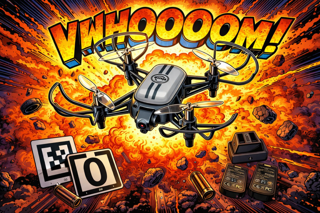 ドローンHIGH GREAT Hulaが飛行中