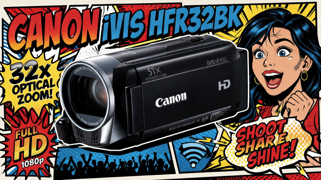 Canonの小型ビデオカメラが光学ズームを活かして撮影できる様子